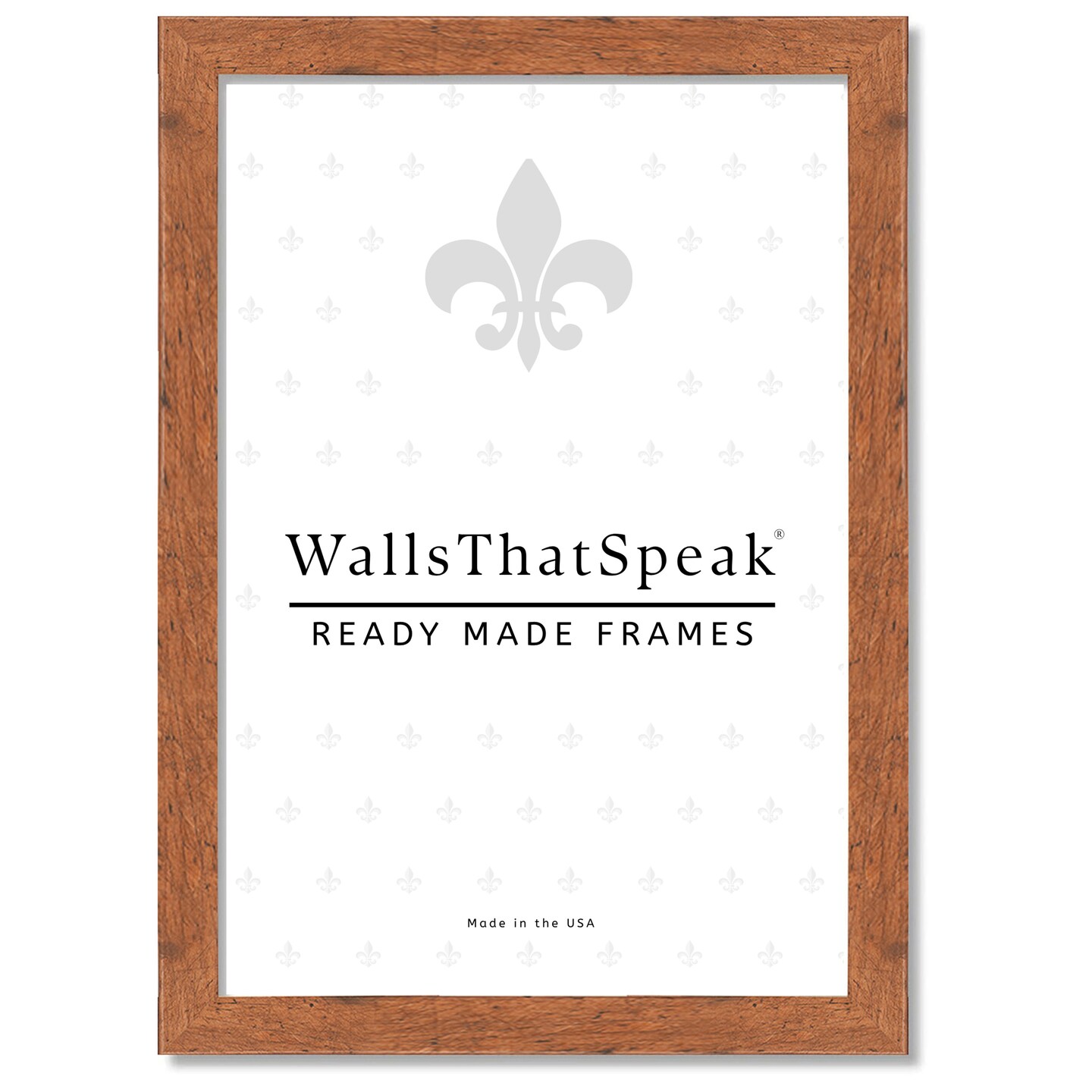 20x26 Picture Frame Bauhaus 125, 1.25&#x22; MDF Wood Composite Moulding, Faux Woodgrain Wall Display Frame for Art, Posters, or Photos by wallsthatspeak