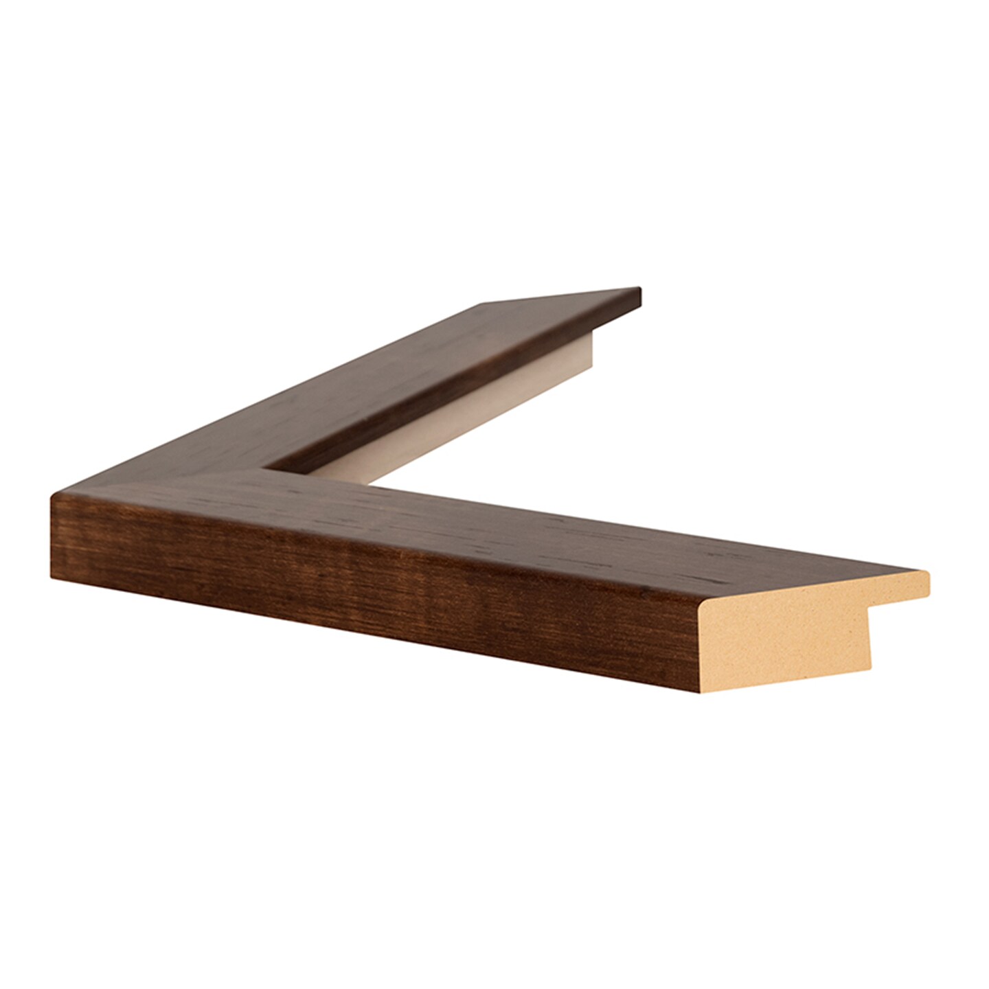 17x23 Picture Frame Bauhaus 125, 1.25&#x22; MDF Wood Composite Moulding, Faux Woodgrain Wall Display Frame for Art, Posters, or Photos by wallsthatspeak
