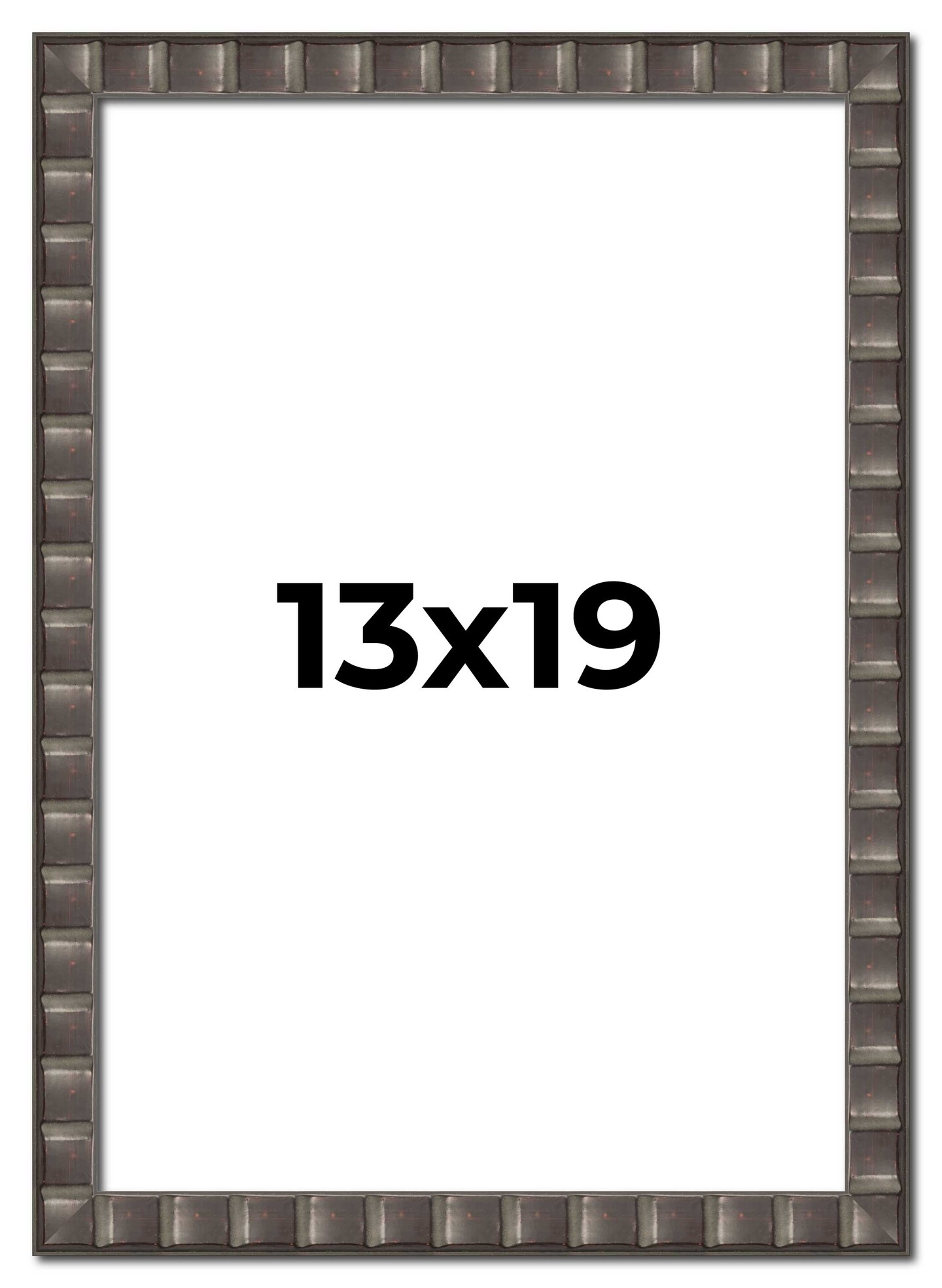 Deco Black Picture Frame - UV Acrylic, Foam Board Backing, Hanging Hardware