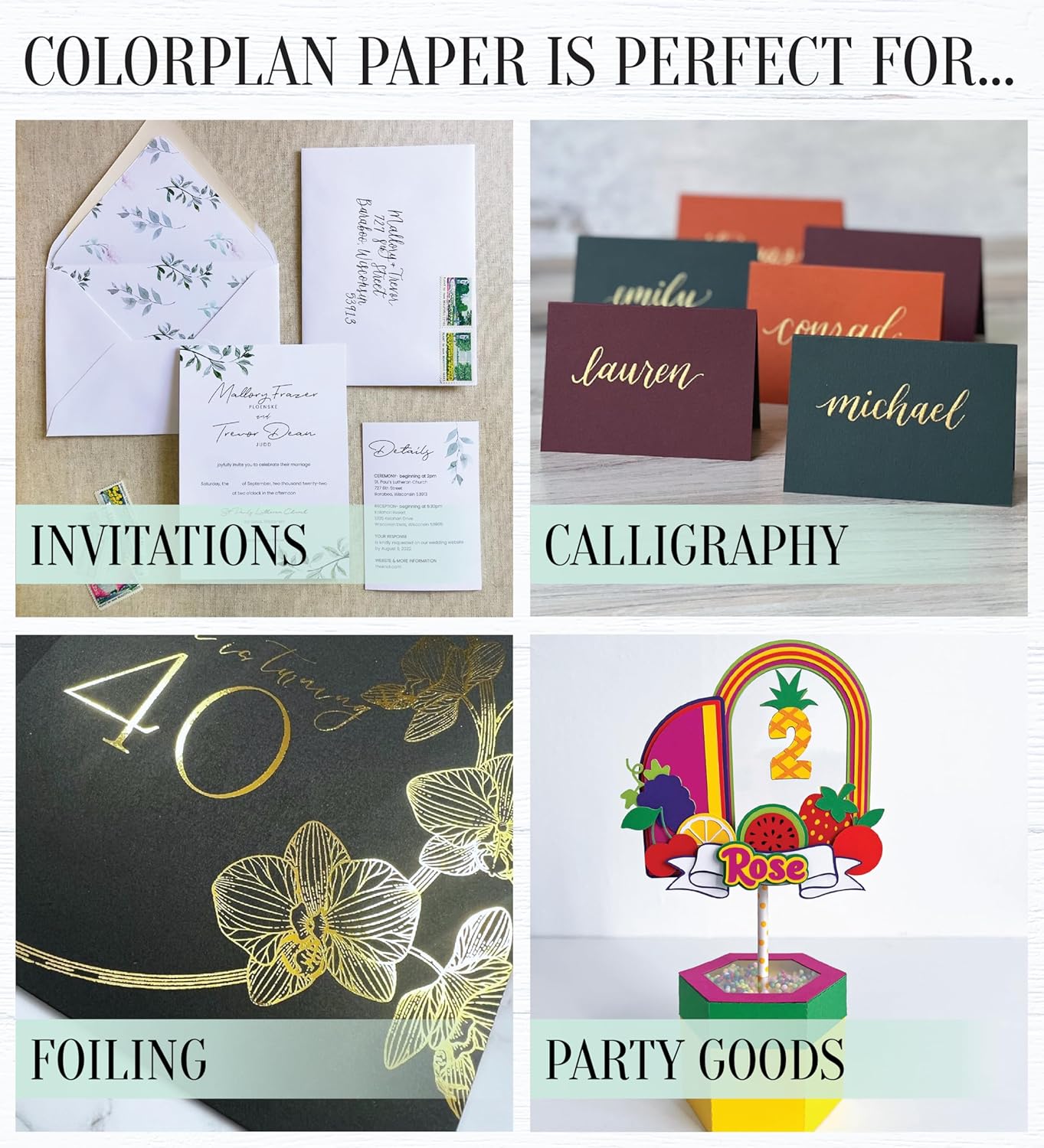 Colorplan Stone - 8.5 x 11" - 100 Lb. / 270 Gsm Matte Premium Cardstock Paper Cover Sheet - 50 Sheets