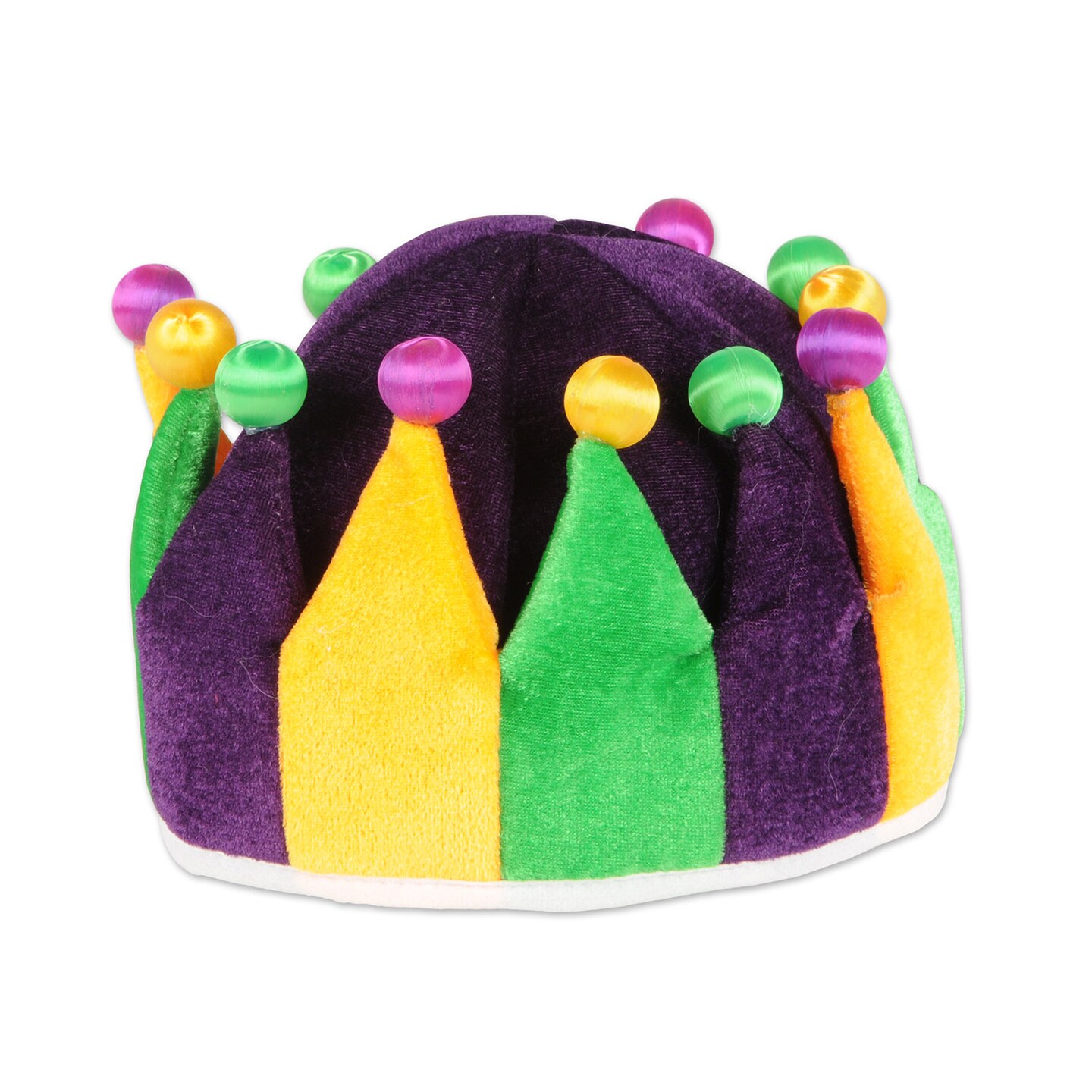 Beistle Plush Jester Crown - 6 Pack