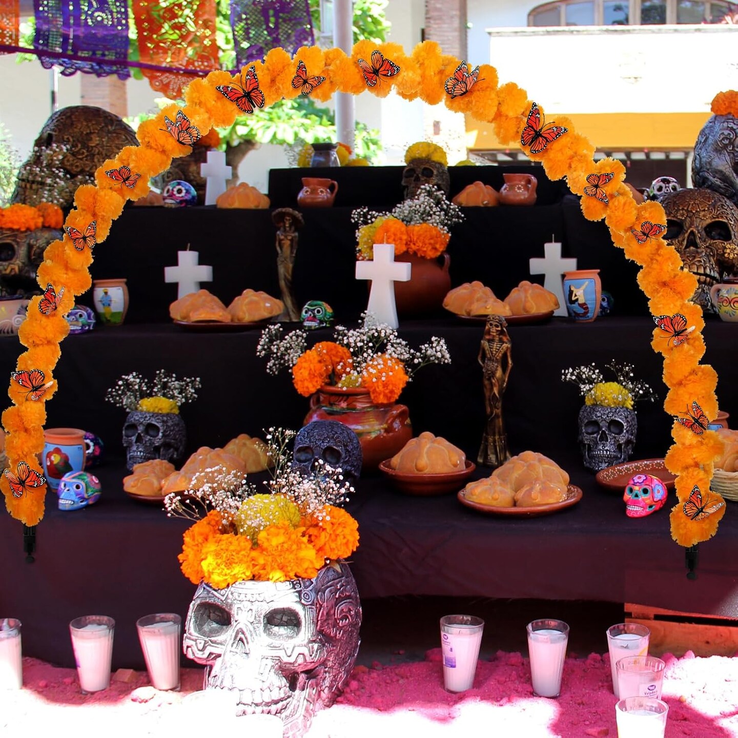 Day of the Dead Marigold Arch Kit