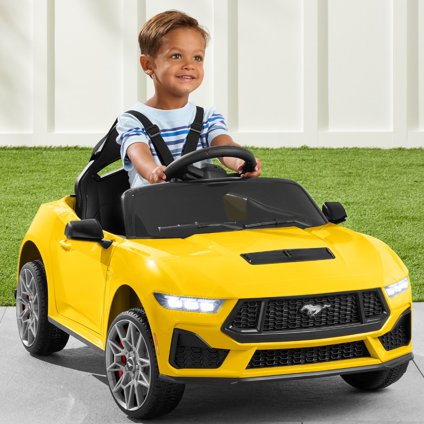 Best Choice Products Kids 12V Electric Ride-On Car Officially Licensed Ford Mustang w/ Remote, LED Lights