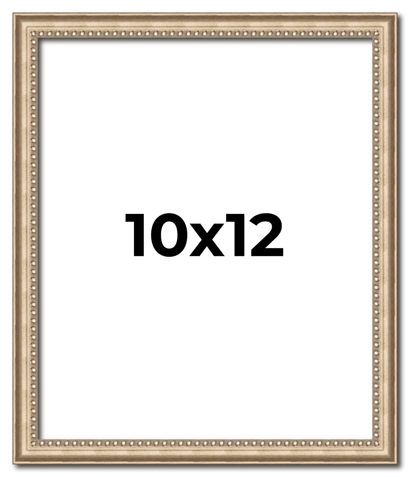 10x12 Minimalist Silver Picture Frame - UV Acrylic, Foam Board Backing, Hanging Hardware