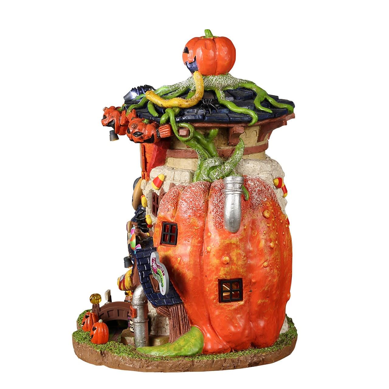 Lemax Spooky Town Halloween Village Sugared Pumpkin Candy Shoppe Building