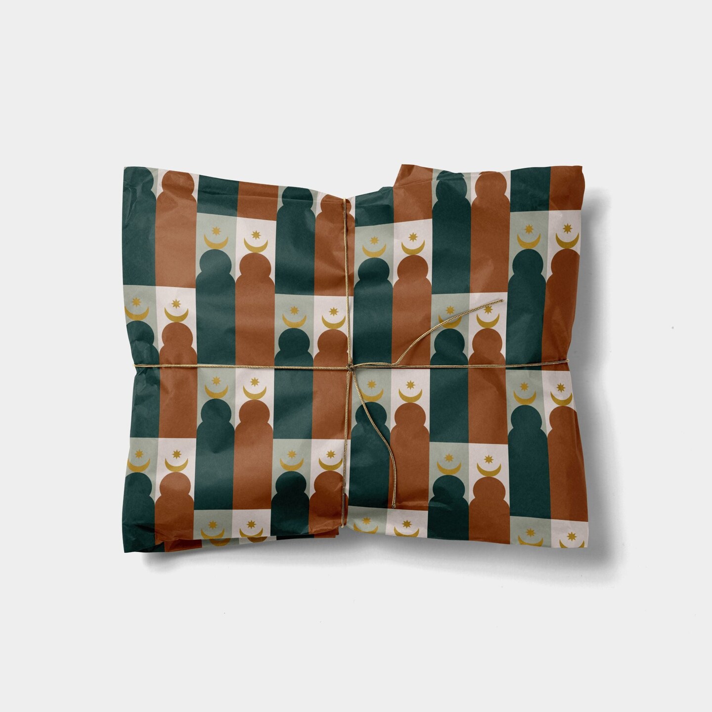 Islamic Motif Gift Wrap, Ramadan, Eid