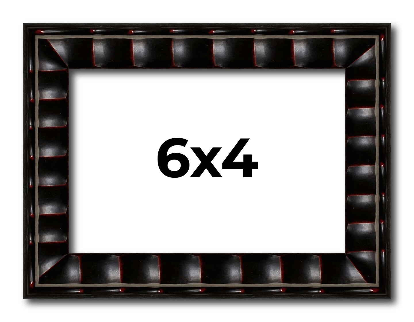 6x4 Bamboo Picture Frame with UV-Resistant Acrylic & Acid Free Backing, Available in 4 Finishes - Brown, Black, Gold, and Natural