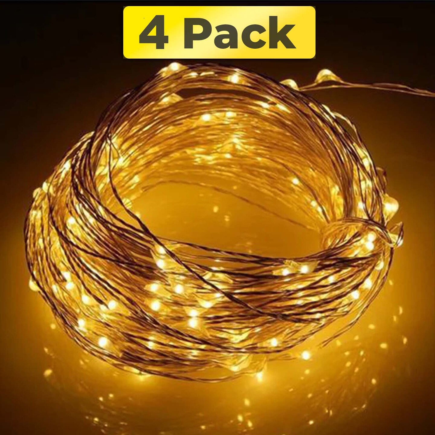 Christmas 100 LED Silver Copper Fairy Lights