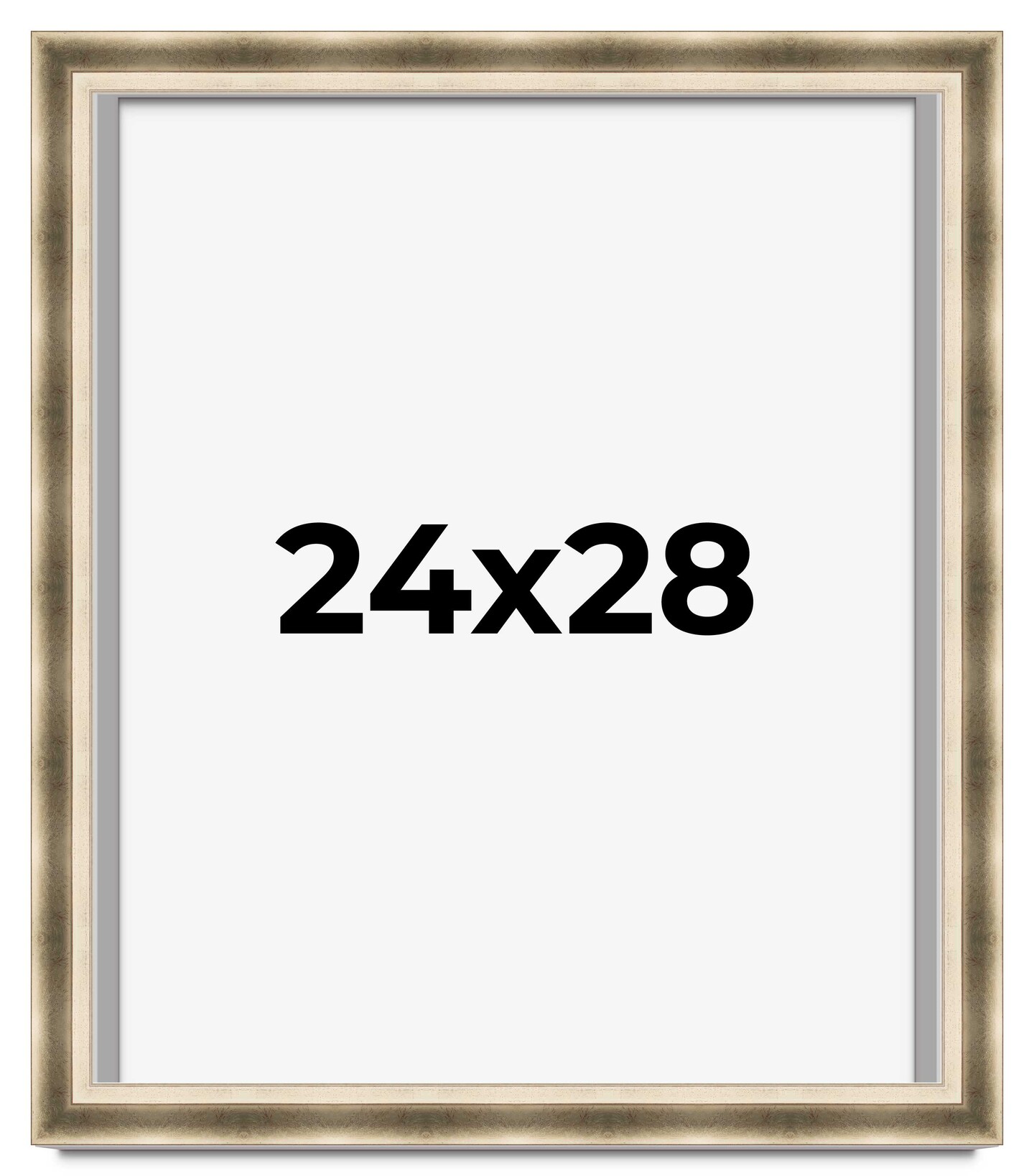 Shadow Box 1.75&#x22; Deep Silver Picture Frame - UV Acrylic, Foam Board Backing, Hanging Hardware