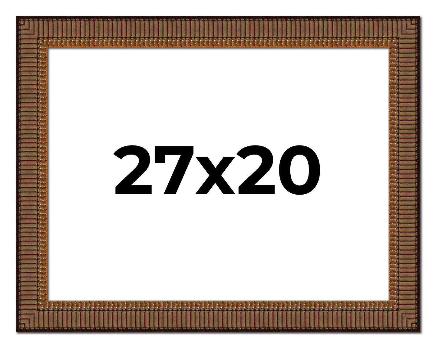 Museum Black Picture Frame - UV Acrylic, Backing Board, Hanging Hardware Included