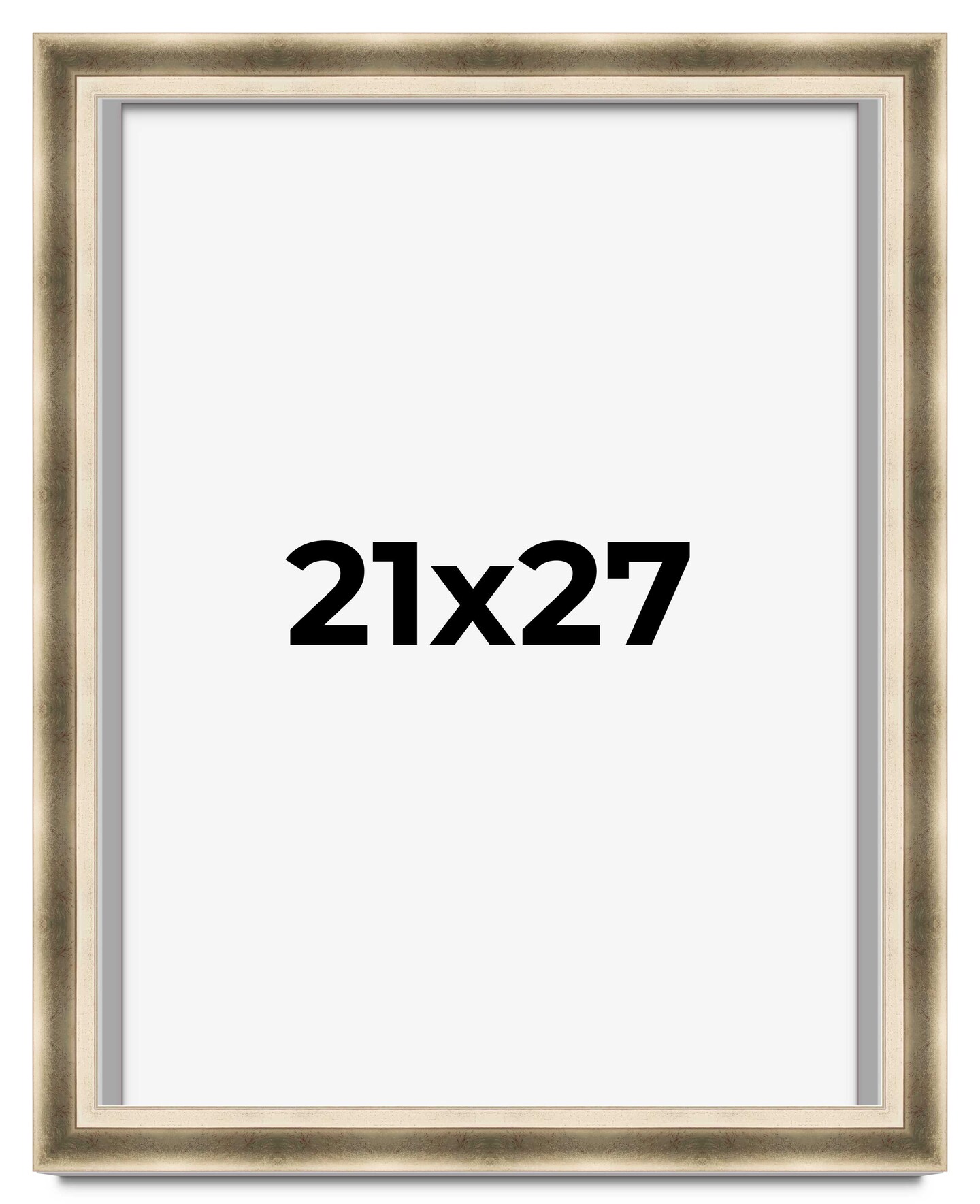 21x27 Deep Shadow Box Picture Frame with UV-Resistant Acrylic &#x26; Acid Free Backing, Available in 4 Finishes - Gold, Silver, Brown, White