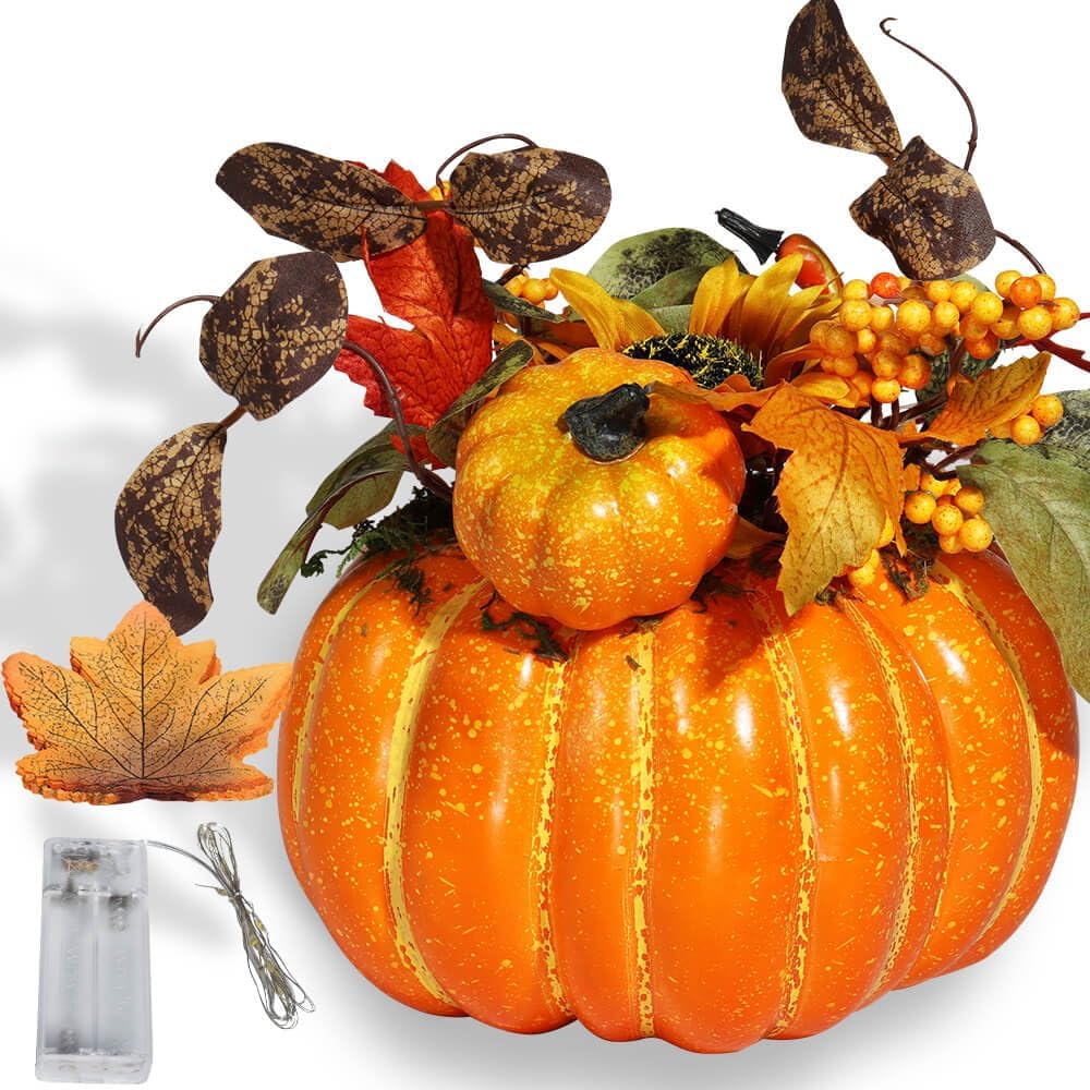 8 Inch Large Thanksgiving Pumpkins for Decorating