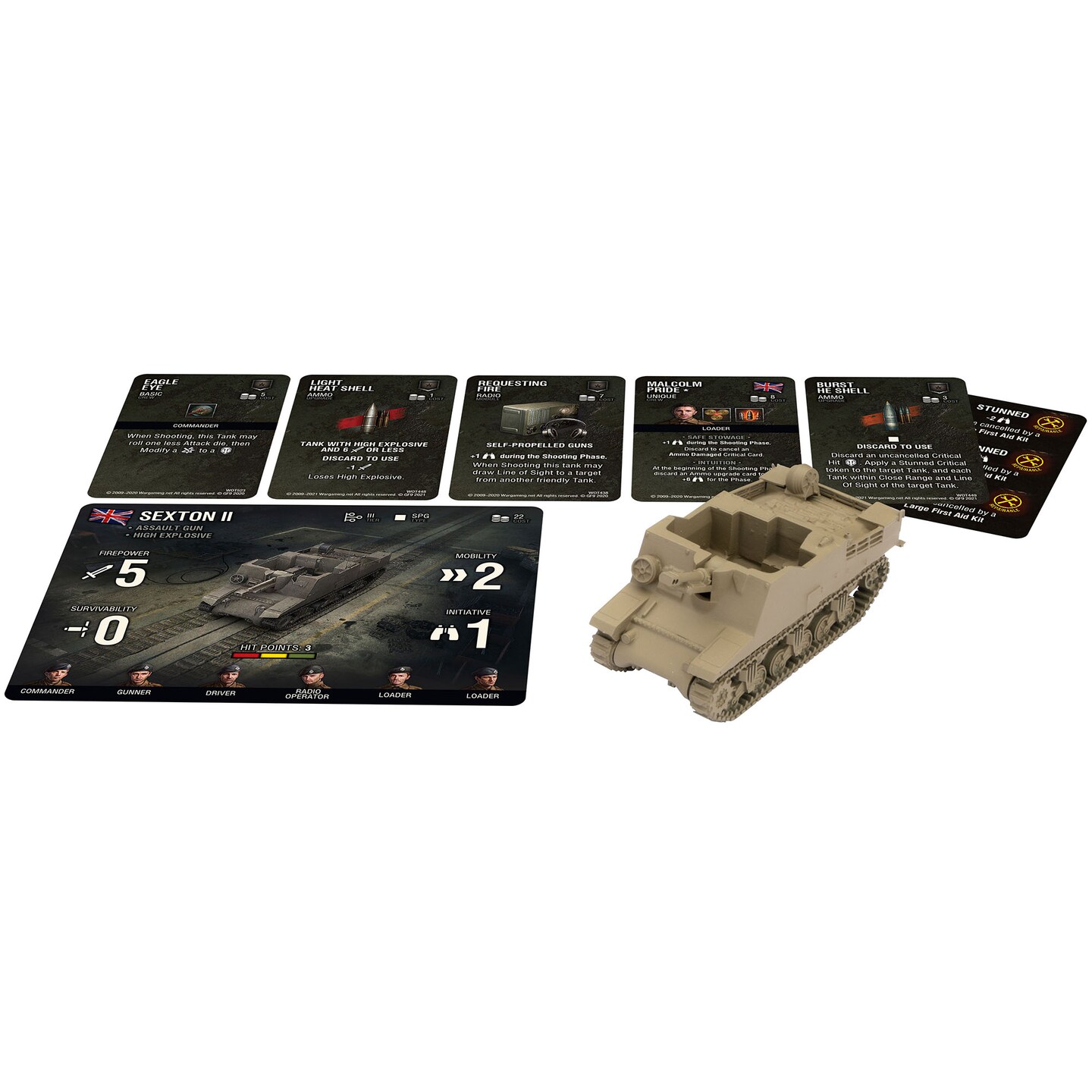 World of Tanks: Sexton II - Wave 8 Assault Gun Expansion, Miniatures Game