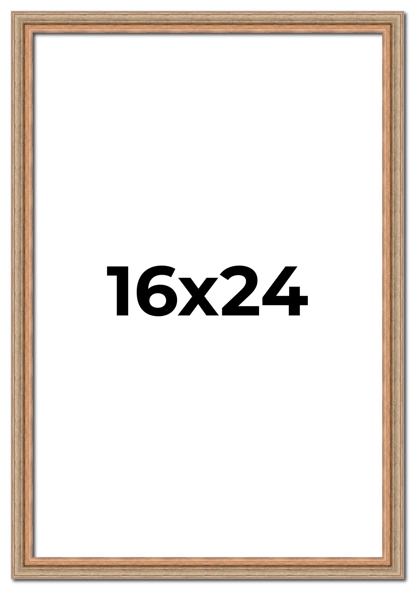 16x24 Deco Picture Frame with UV-Resistant Acrylic &#x26; Acid Free Backing, Available in 3 Finishes - Black, Brown, and Silver