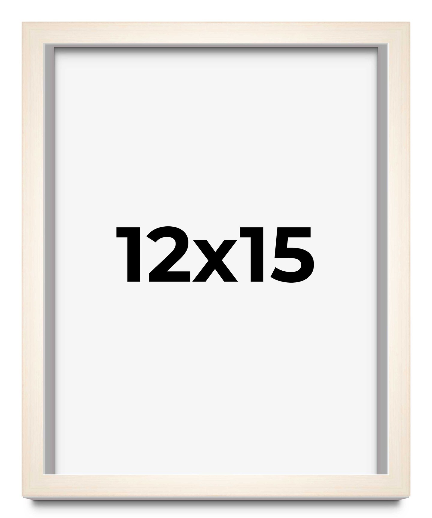 Minimalist White Picture Frame - UV Acrylic, Foam Board Backing