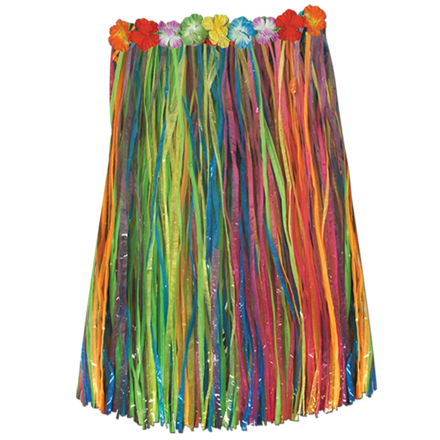 Beistle 36in.W x 32in.L Adult Artificial Grass Hula Skirt - 12 Pack