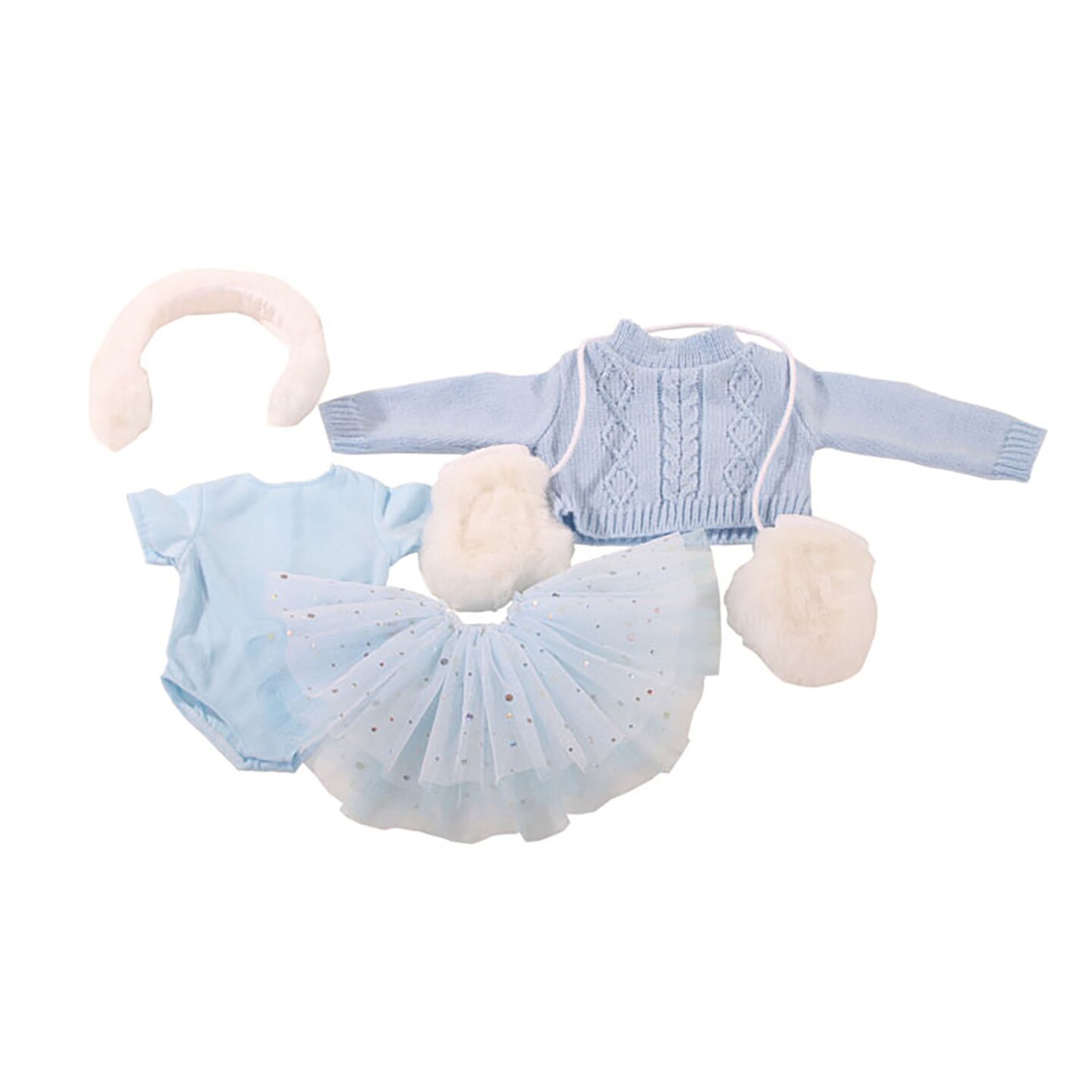 Gotz Skating Beauty Combo 5 Piece Outfit for 18 - 19&#x22; Standing Dolls