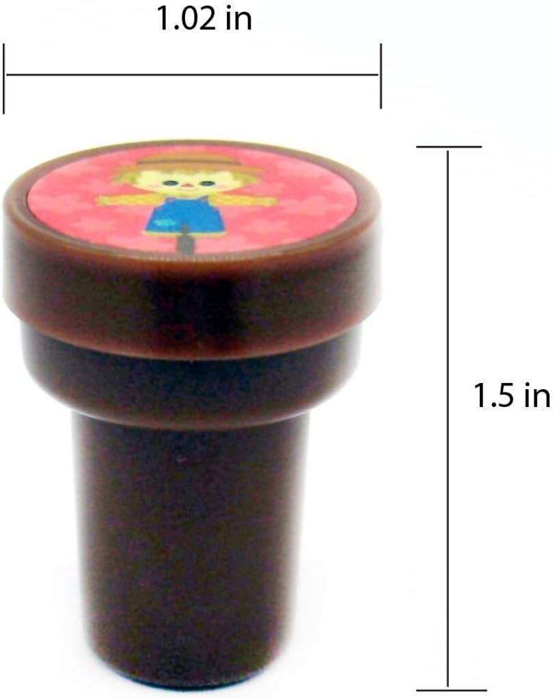 Tiny Mills 24 Pcs Fall Stampers for Kids Assorted Stamps for Kids Self Ink Stamps (12 Different Designs) Fall Party, Thanksgiving Halloween Party Favors, Goody Bag Filler Treats, Classroom Rewards