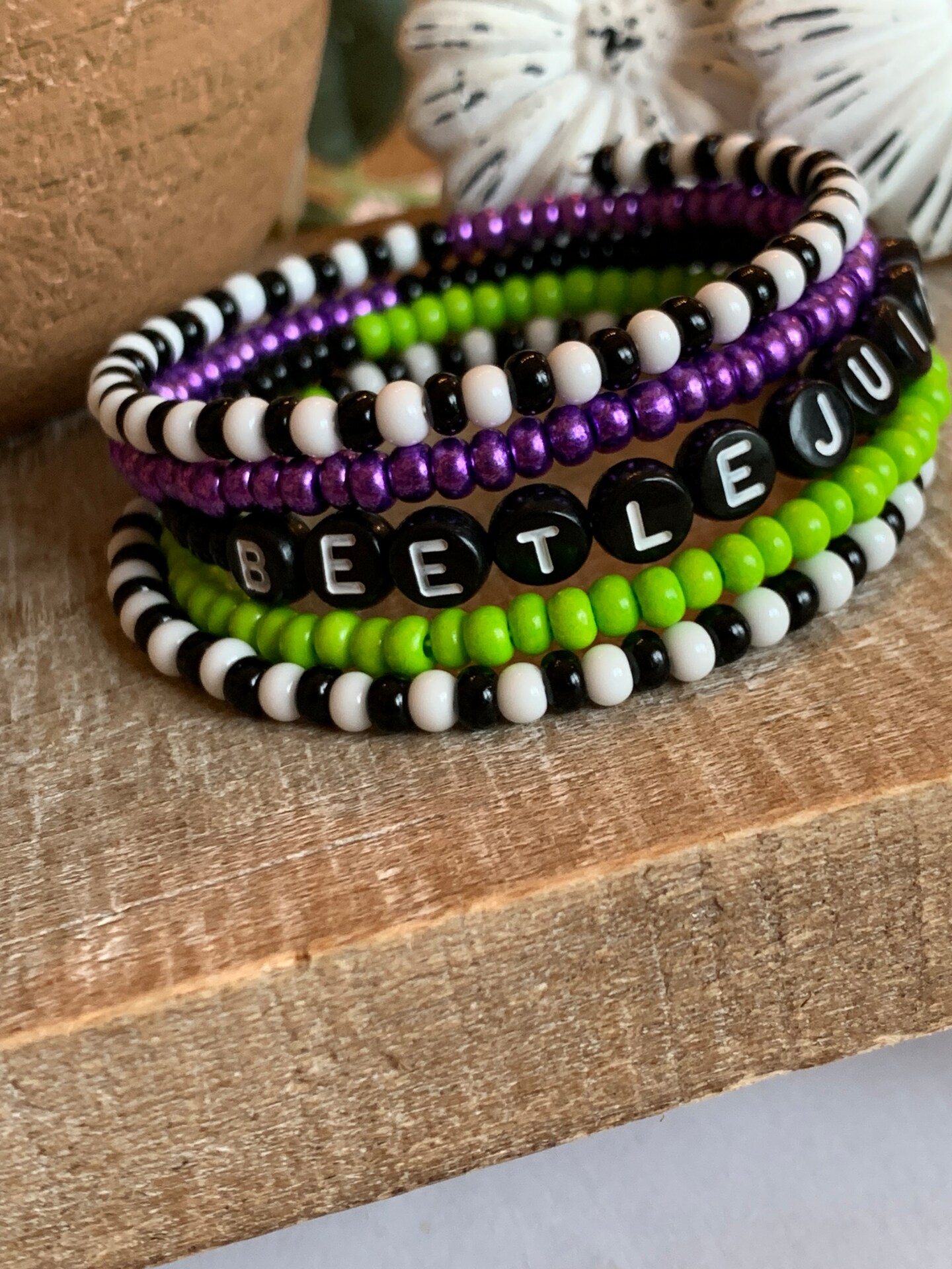 Halloween Beetlejuice Sandworm multi wrap layered memory