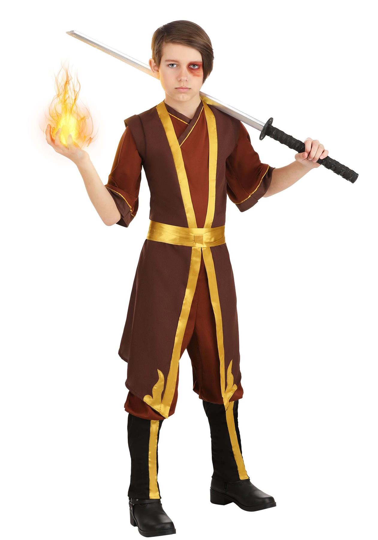 The Last Airbender Deluxe Sam Zuko Costume for Kids XL