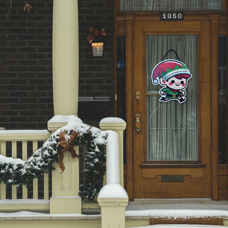 Elf Door Hanger