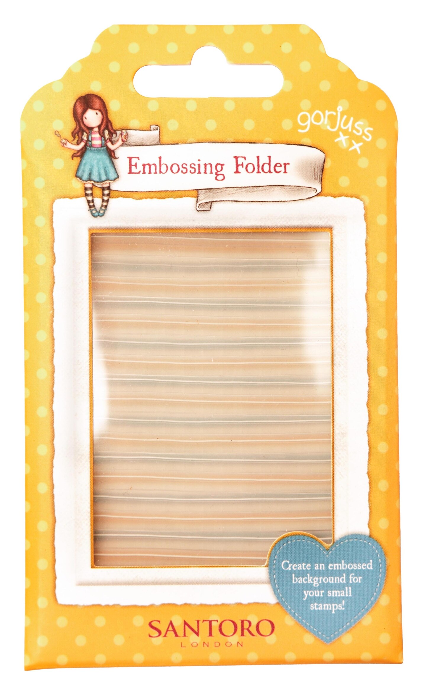 Studio Light Gorjuss Essentials Embossing Folder-Nr. 18, Stripes