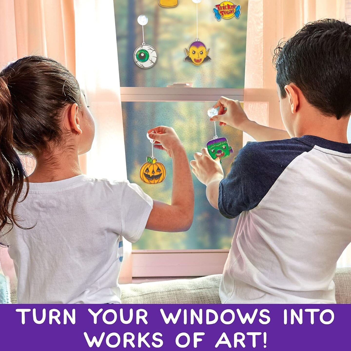 Halloween Window Art