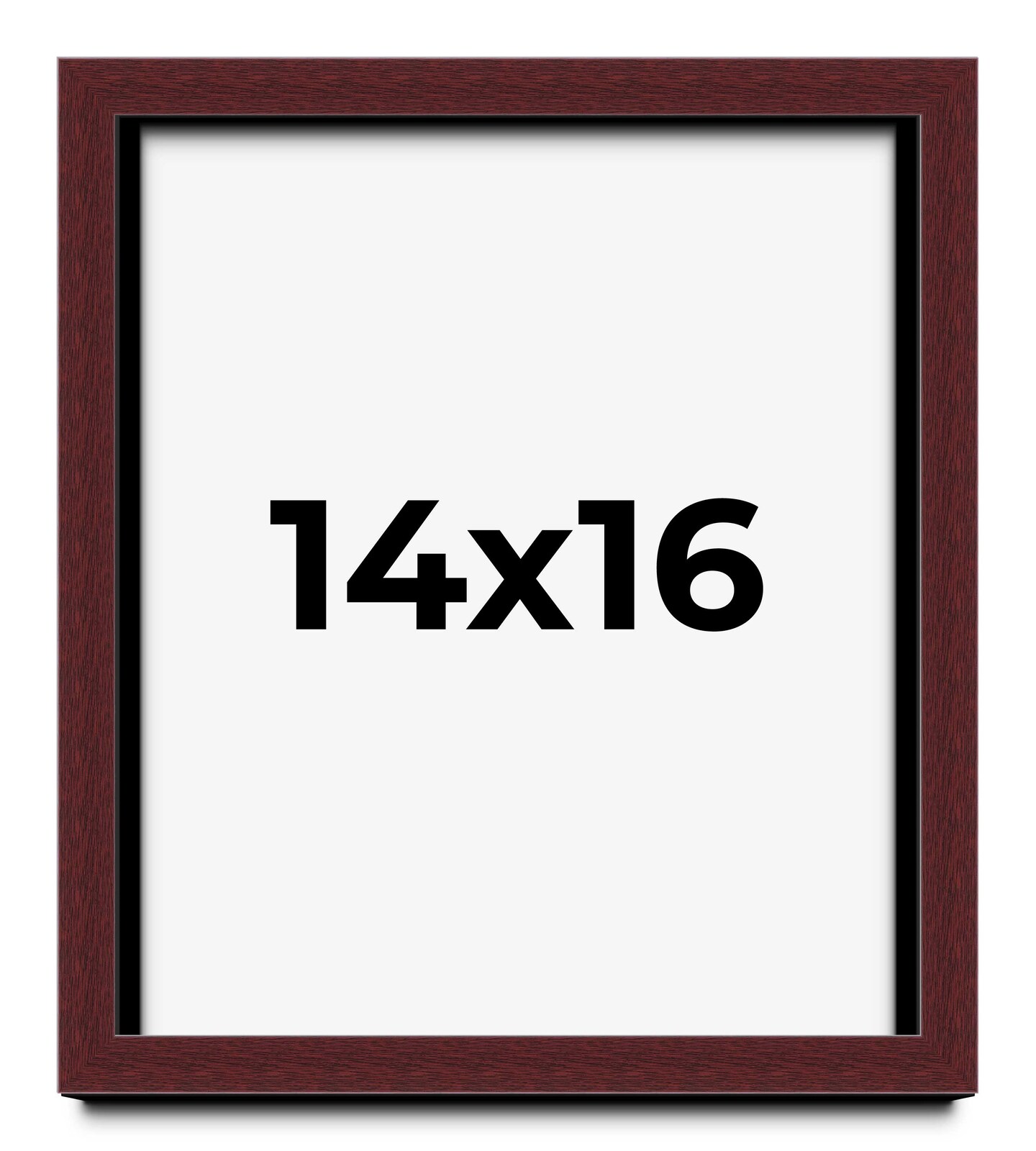 14x16 Shadow Box 1.5&#x22; Depth Picture Frame with UV-Resistant Acrylic &#x26; Acid Free Backing, Available in 5 Finishes - Black, Brown, Gold, Silver, White