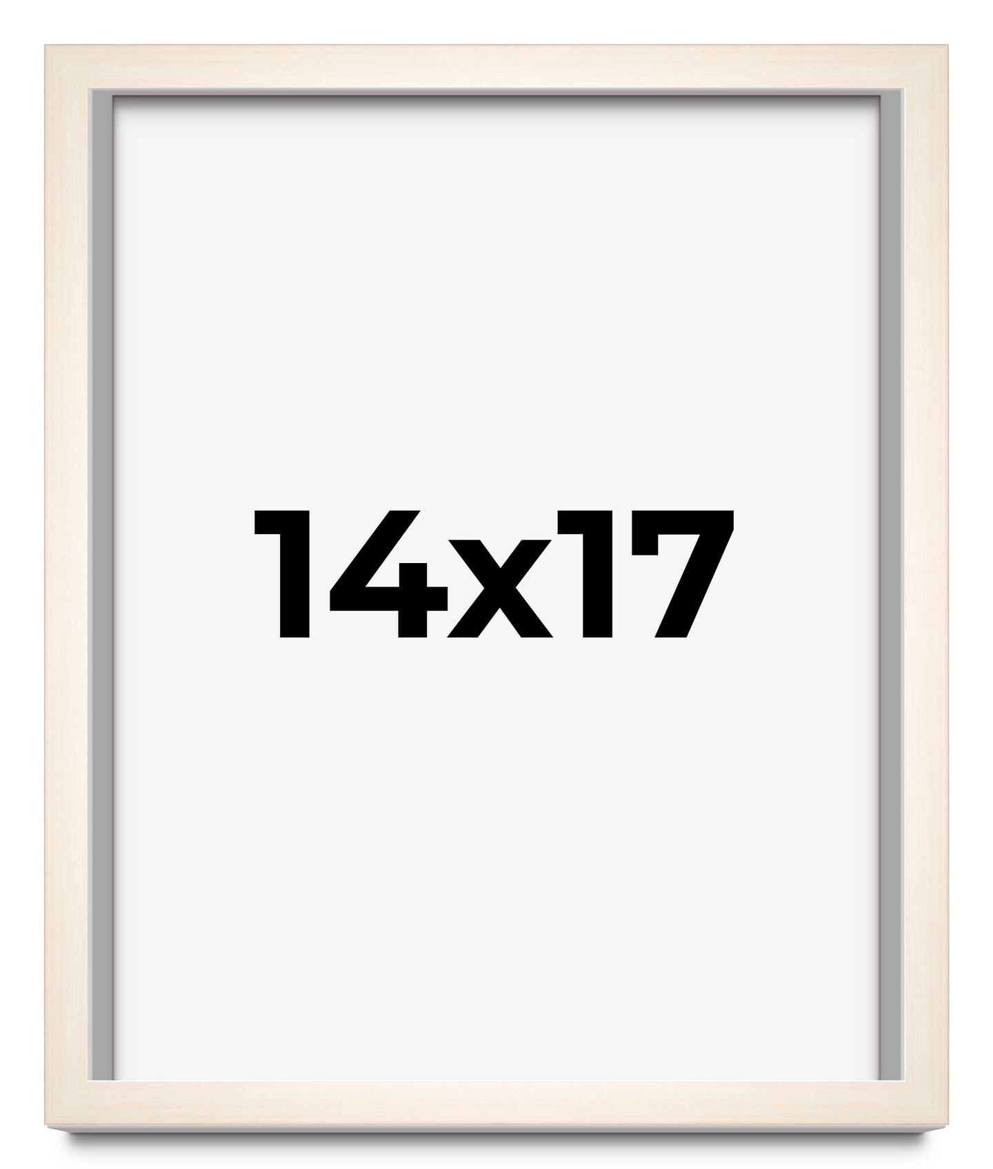 Minimalist White Picture Frame - UV Acrylic, Foam Board Backing