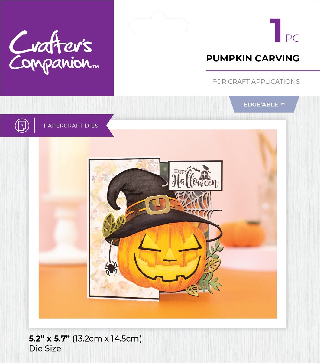 Crafter&#x27;s Companion Edge&#x27;able Metal Die-Pumpkin Carving