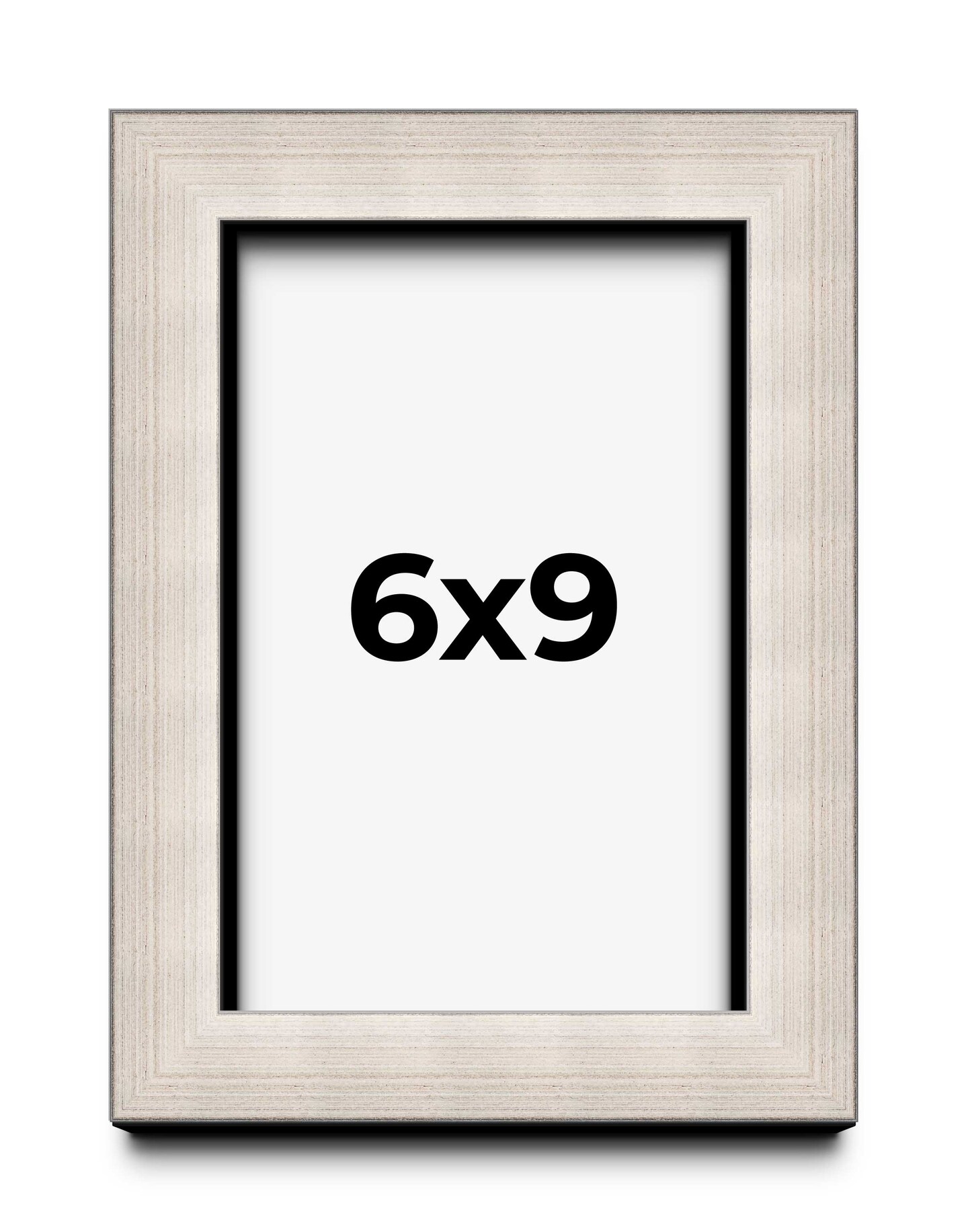 6x9 Minimalist Shadow Box Picture Frame with UV-Resistant Acrylic &#x26; Acid Free Backing, Available in 5 Finishes - Black, Brown, Gold, Silver, White