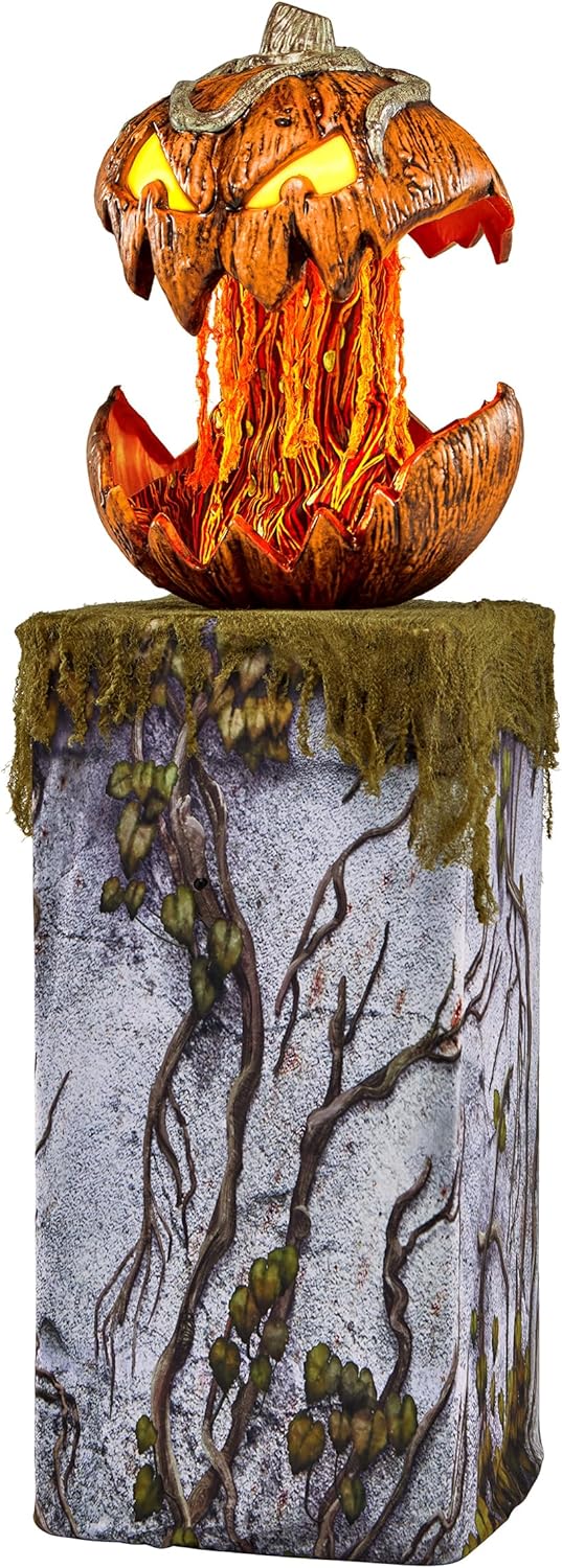 Spirit Halloween 3.8 Ft Gourdo Animatronic | Decorations | Animated | Halloween Decor | Plays Sounds