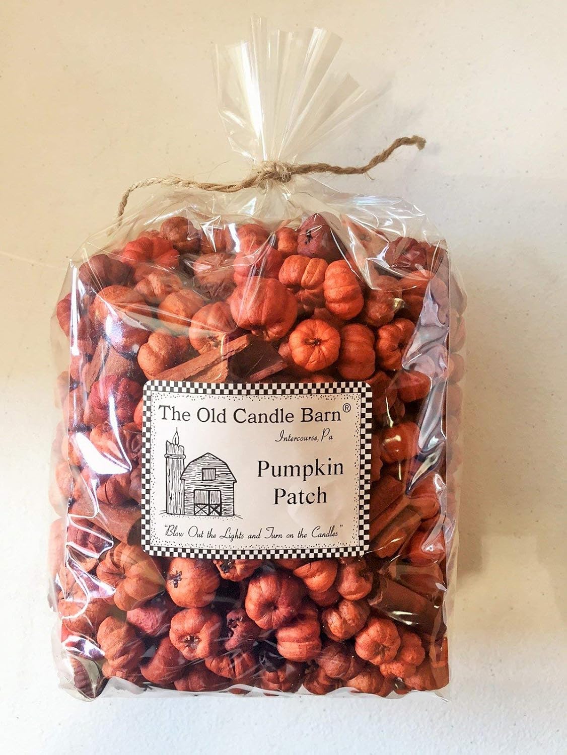 Pumpkin Patch Large Bag - Putka Pods Mini Pumpkins with Mini Cinnamon Sticks - Potpourri or Decoration - Made in The USA