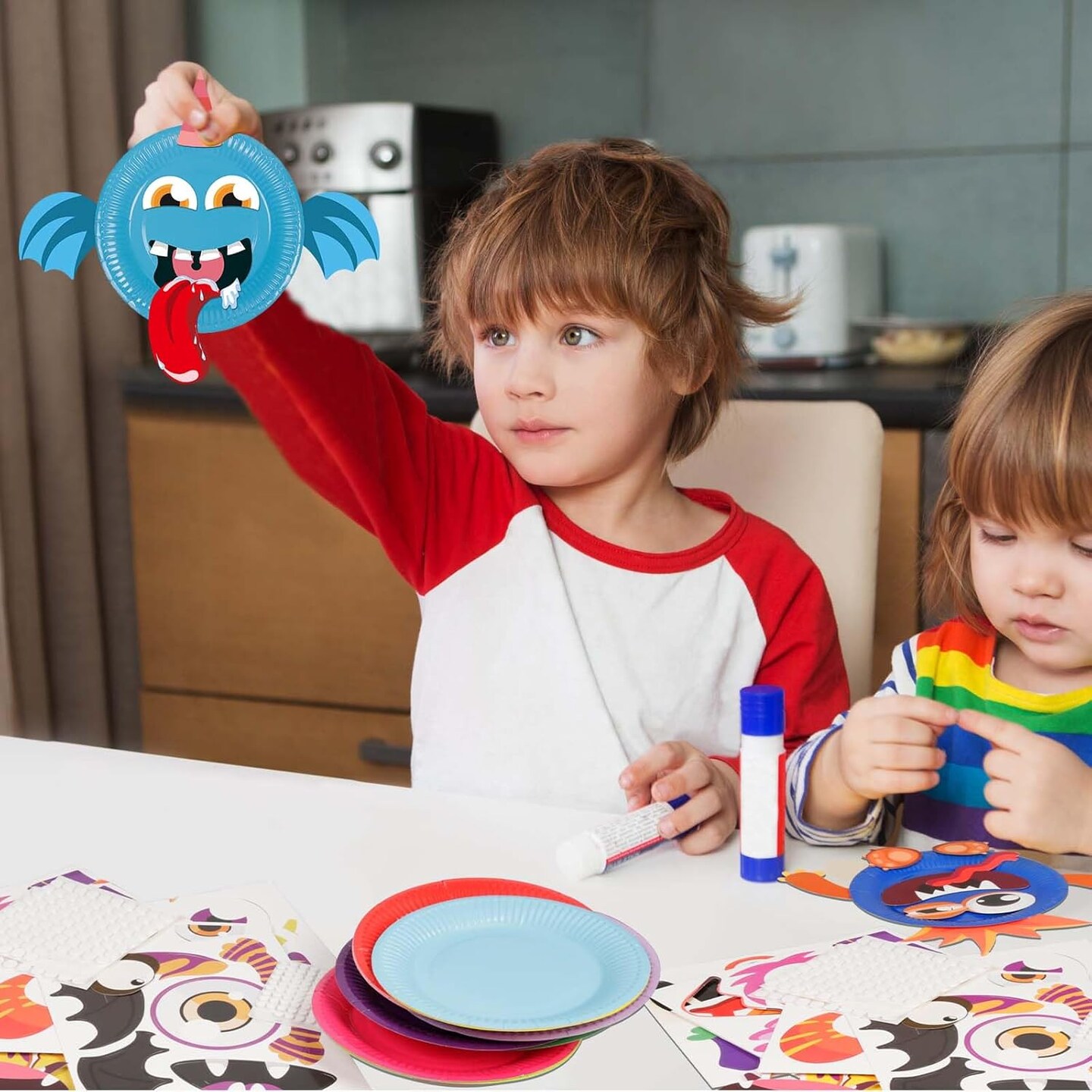 DIY Art Kit Monster Craft Gift for 4