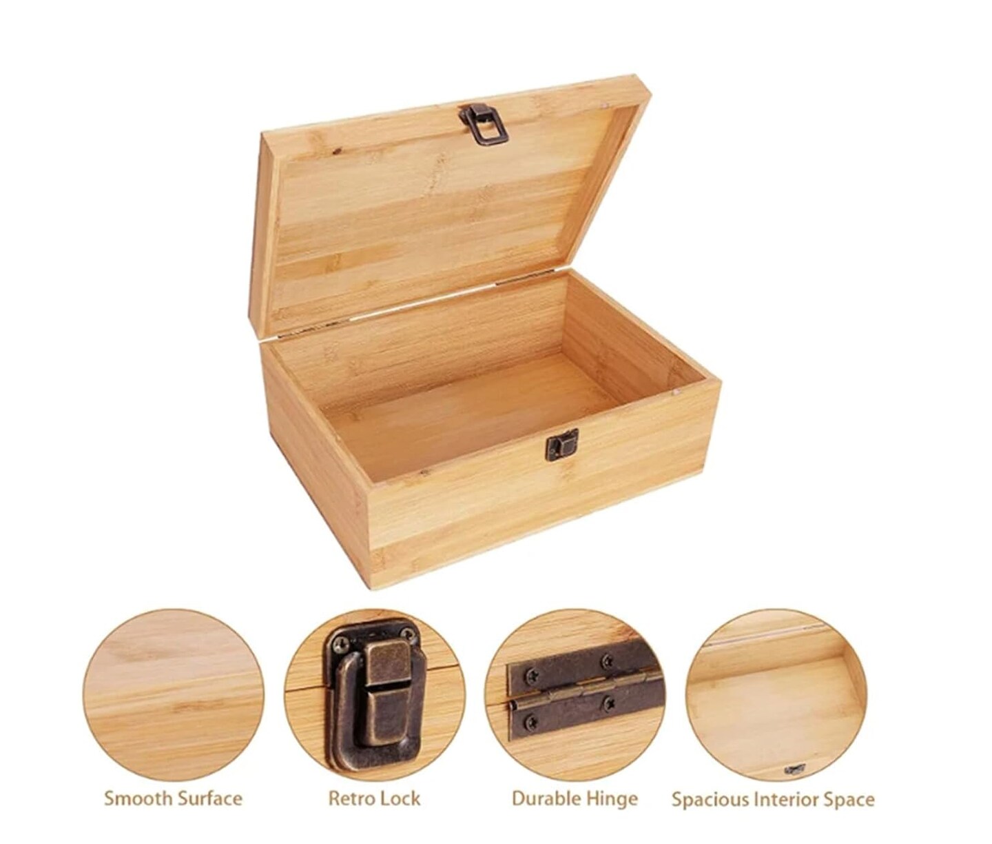 Personalized Baby Keepsake Box - Engraved Memory Box for Kids - Nursery Décor - New Baby Gift For Newborn - Unique Baby Memory Box - Baptism product 5