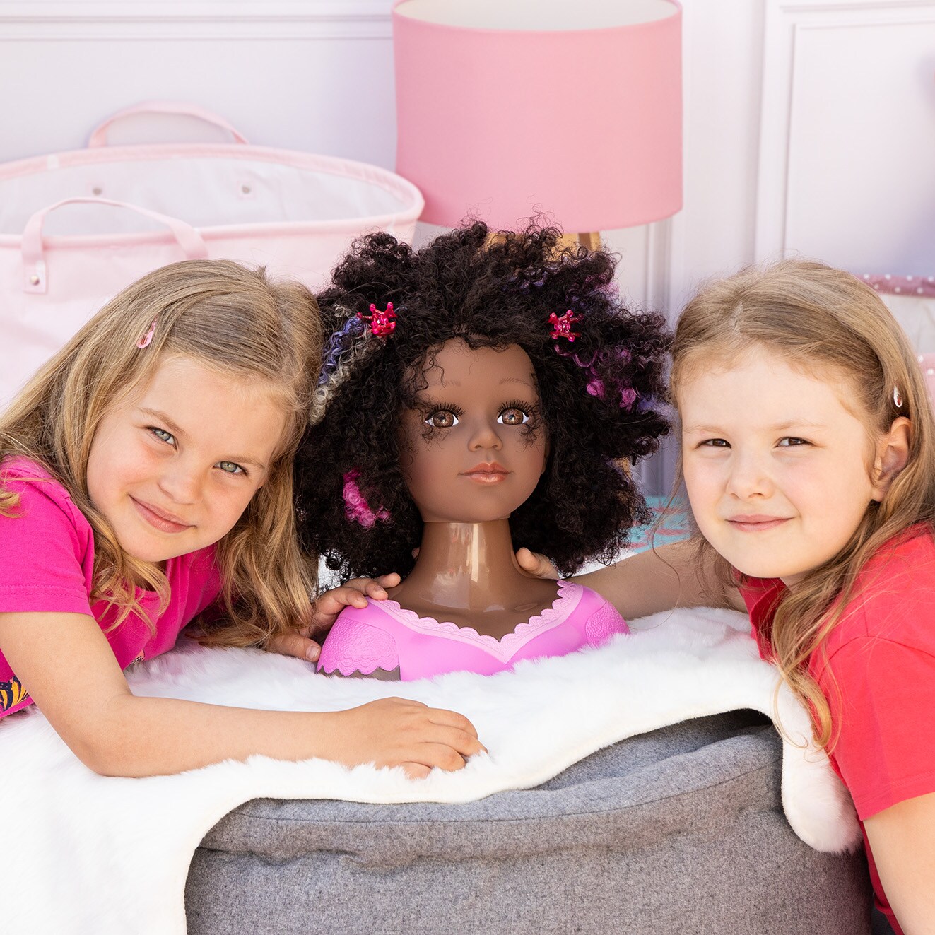 Charlene Super Model Styling Head - African American Doll Head, w/ Accessories, Kids Pretend Play, Ages 3+