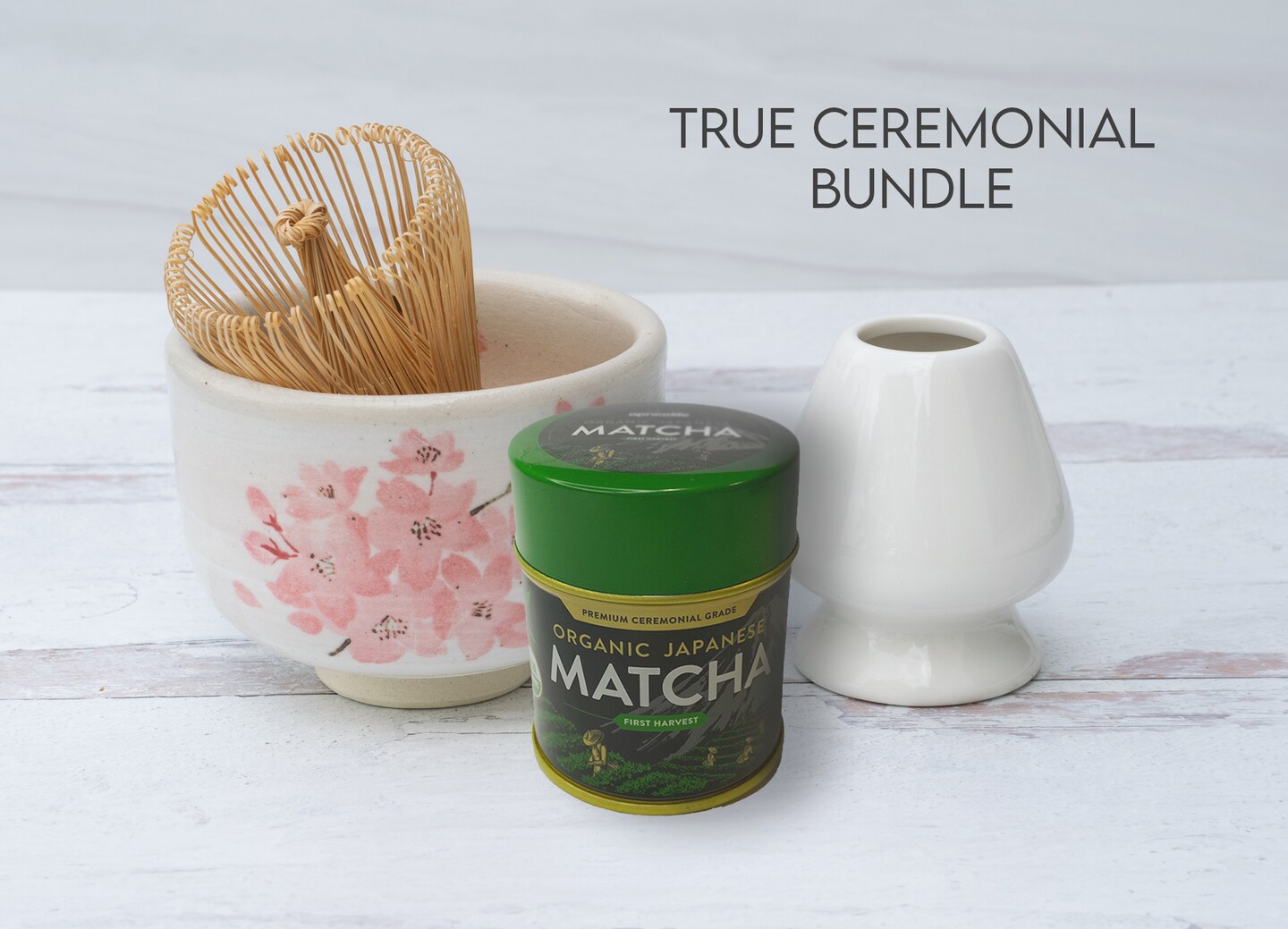 8 stuks matcha garde set met witte geschenkdoos, traditionele Japanse