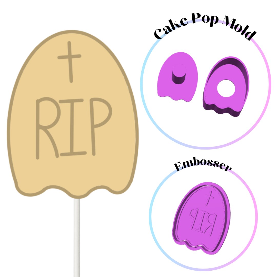 Headstone Cake Pop Mold &#x26; Embosser