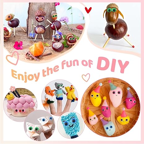 Sticker Eyes 6mm to 35mm Assorted Colors Round Plastic Crafts Eyes for DIY Arts Crafts Scrapbooking