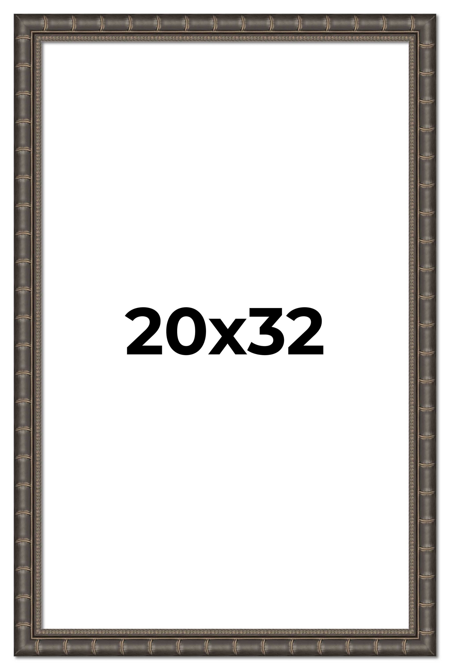 20x32 Modern Bamboo Picture Frame with UV-Resistant Acrylic & Acid