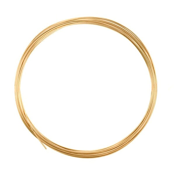 JewelrySupply Round Wire 20 Gauge Dead Soft Gold Filled (Sold by The Foot)