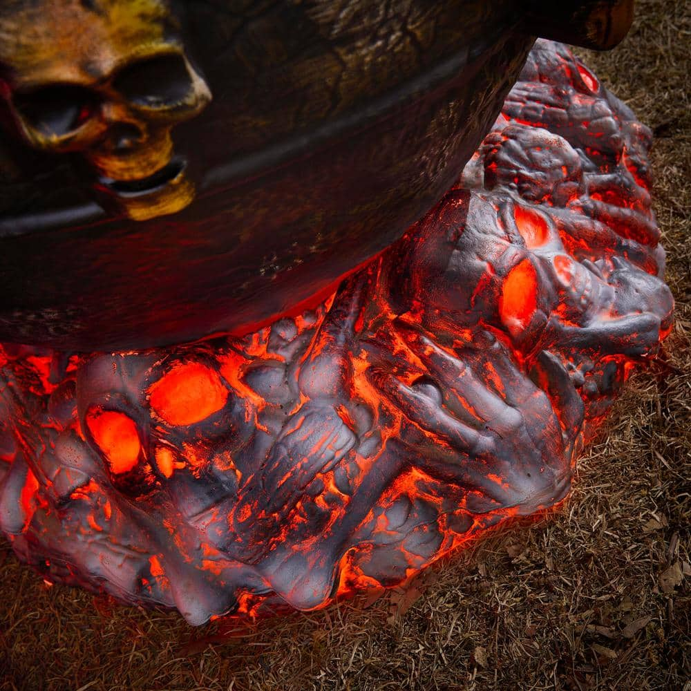 2.5 FT Giant LED Oozing Cauldron For Halloween