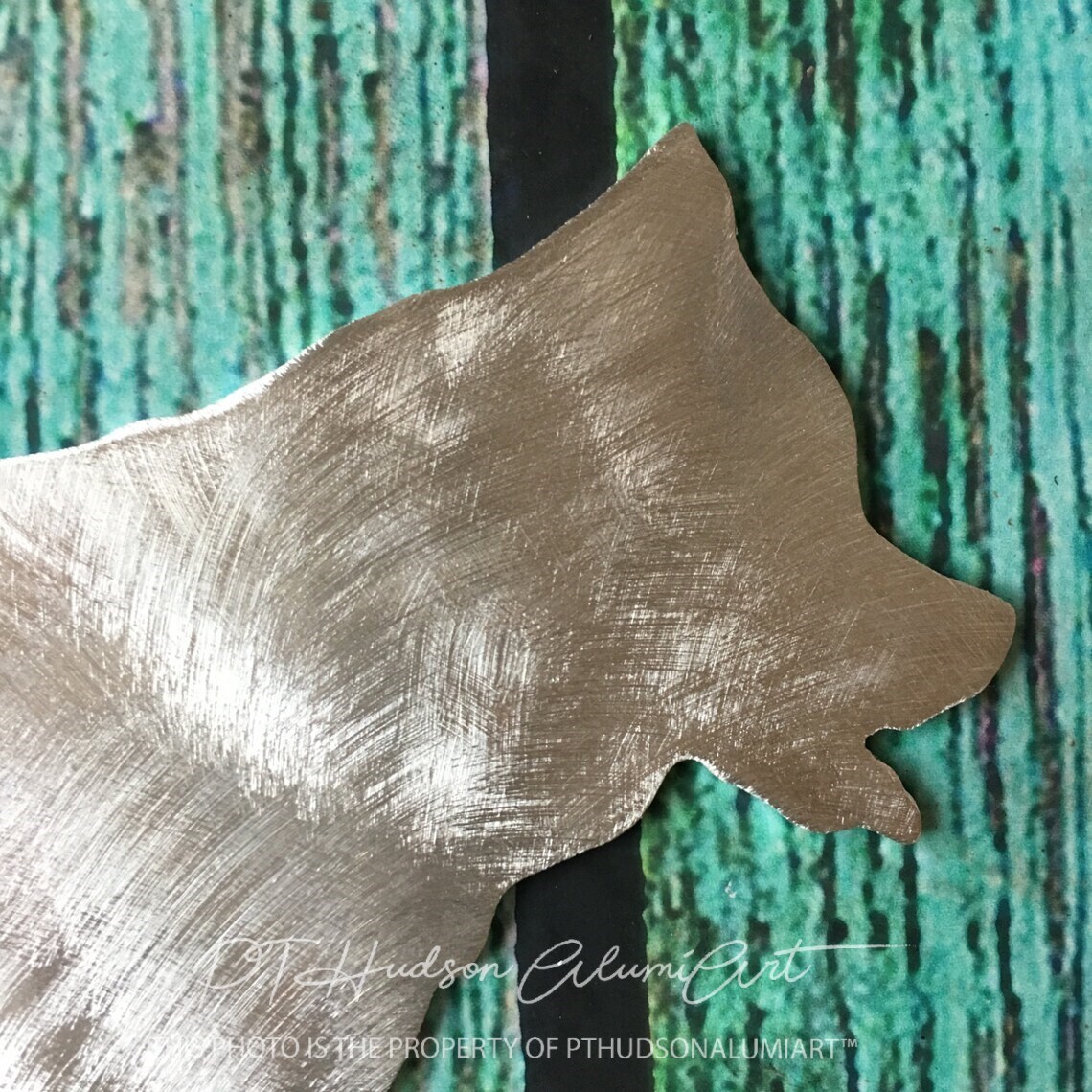 Siberian Husky, Dog, Christmas Tree Topper, Holiday Decoration, Wall Art, Wreath Decor, Plant Stake, Pet Memorial, Metal product 4