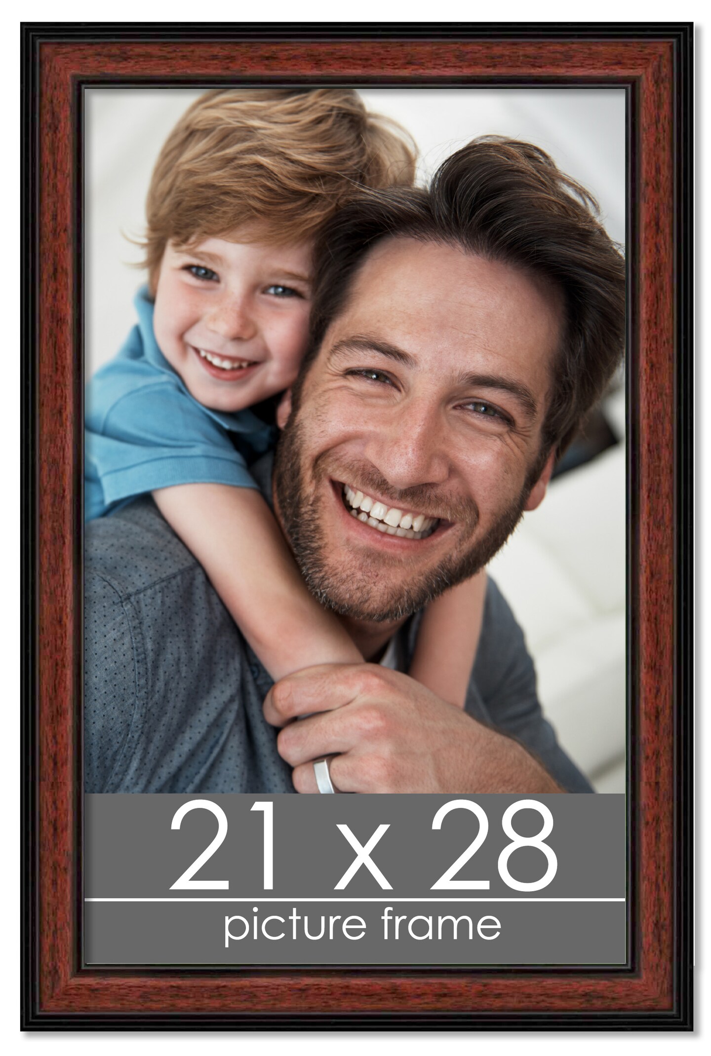 21x28 Decor Picture Frame with UV-Resistant Acrylic &#x26; Acid Free Backing, Available in 2 Finishes - Black and Brown