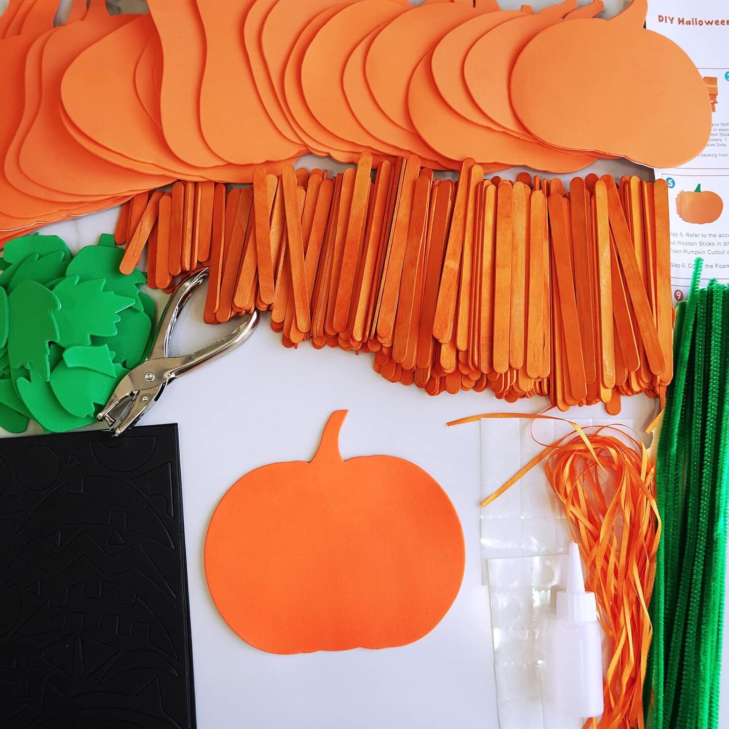24 Sets Pumpkin Crafts Kits Halloween Crafts Fall Kids