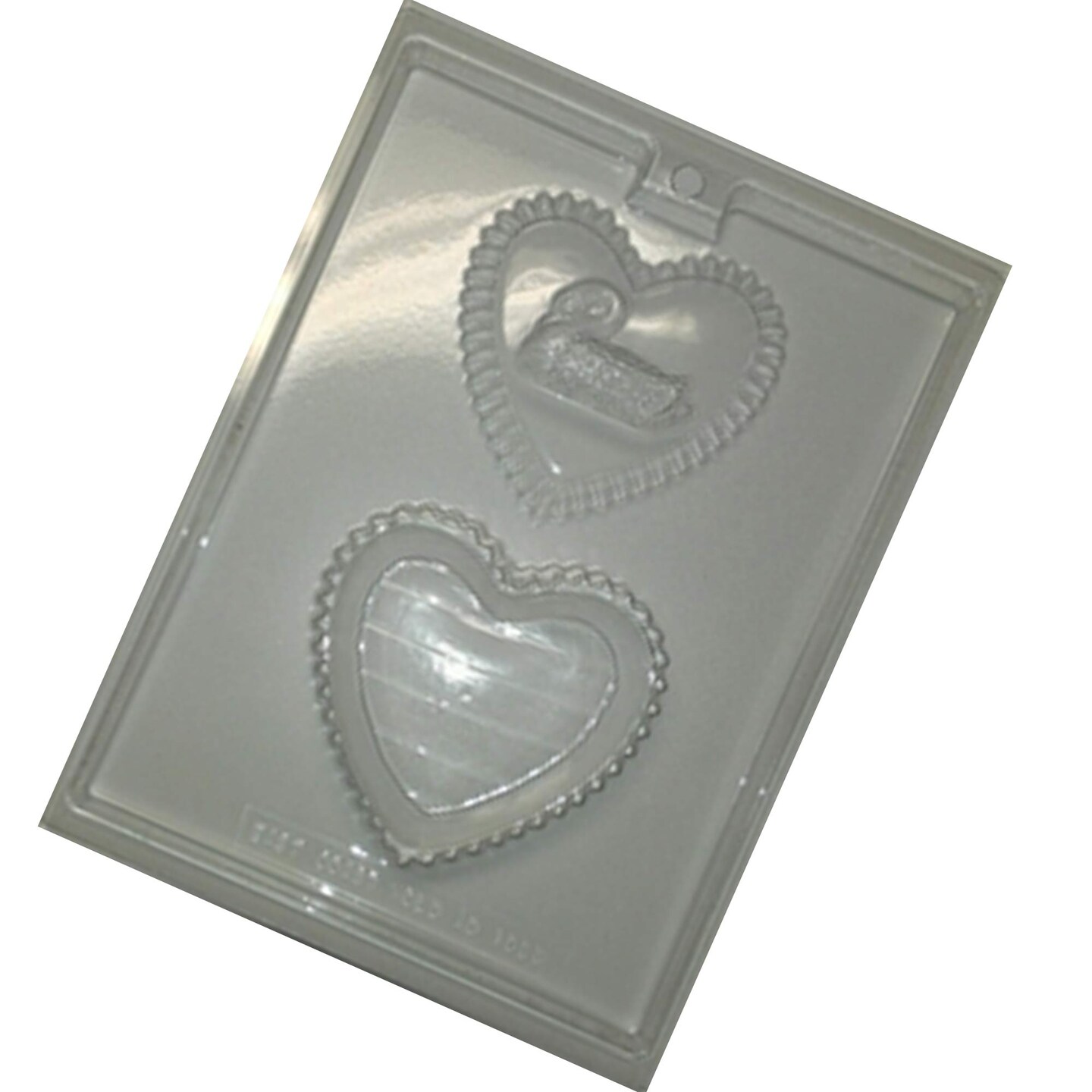 Heart with Swan Box Chocolate Mold for Elegant Treats