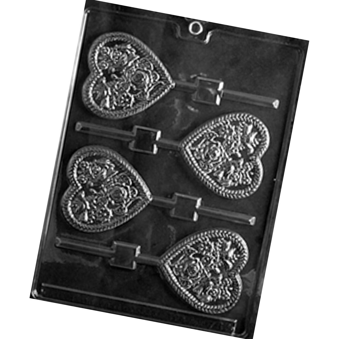 Heart Pop with Birds &#x26; Flowers Chocolate Mold for Beautiful Treats