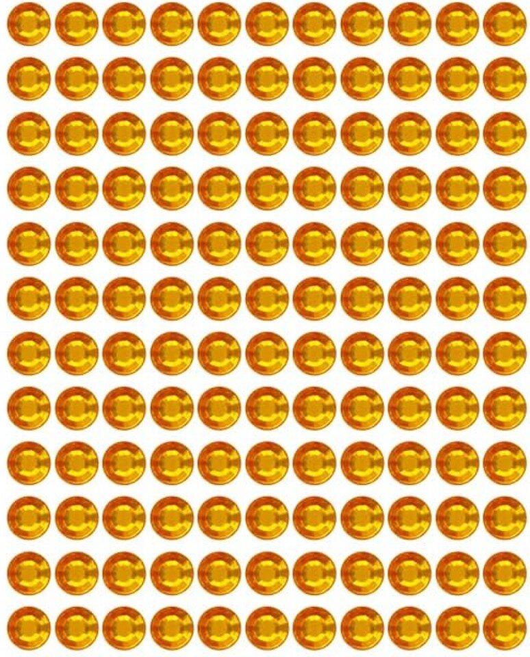 10mm Round Gemstone Stickers – Self Adhesive Craft Rhinestones, 84 Count – Gold, Silver, Pink, Blue