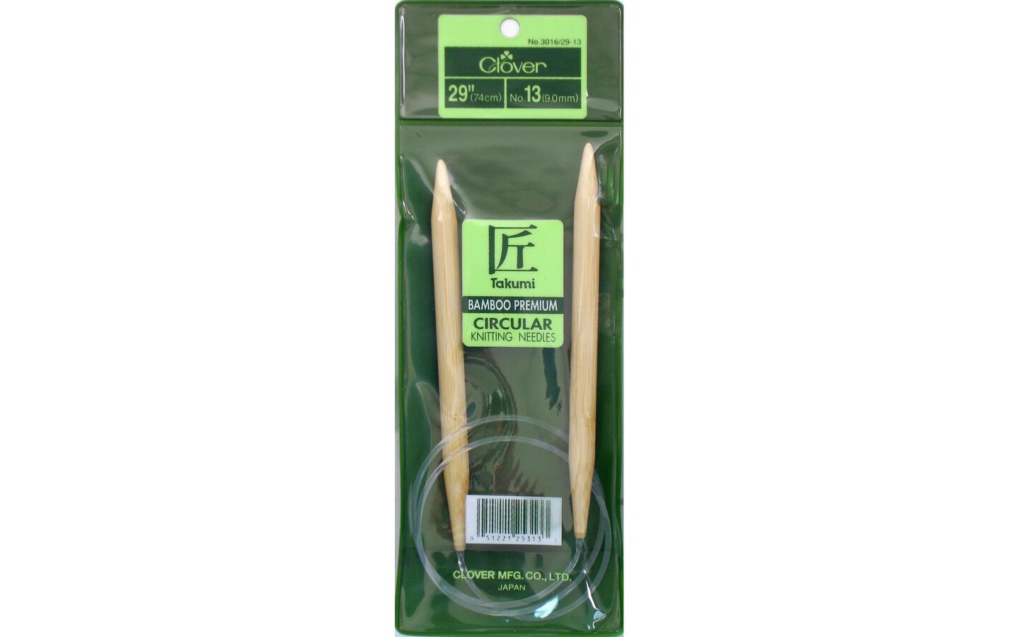 Clover Bamboo Circular Knitting Needle 29&#x22; 13