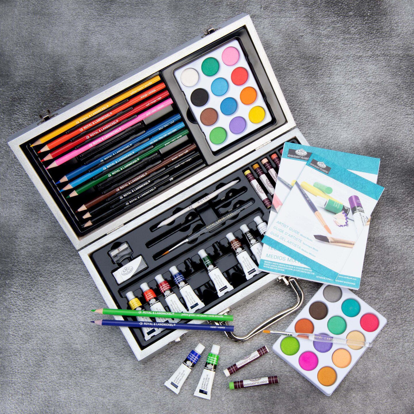 RSET-MM3000 | Essentials&#x2122; 85pc Mixed Media Beginners Travel Art Set